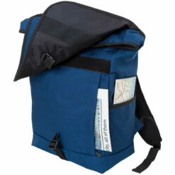 Manhattan Portage Washington Square Backpack With Divider -US Suitcase Sales 2024 1220 nvy angle2