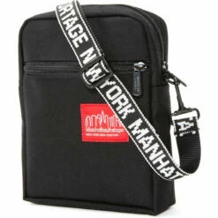 Manhattan Portage Emblem City Lights -US Suitcase Sales 2024 1403 emblm angle blk 1