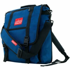 Manhattan Portage Commuter Laptop Bag With Back Zipper -US Suitcase Sales 2024 1417z nvy angle 1