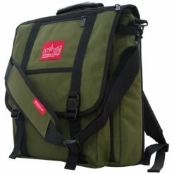 Manhattan Portage Commuter Laptop Bag With Back Zipper -US Suitcase Sales 2024 1417z olv angle