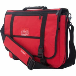 Manhattan Portage The Wallstreeter With Back Zipper 19 Manhattan Portage The Wallstreeter With Back Zipper -US Suitcase Sales 2024 1444z red angle 1 2