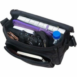 Manhattan Portage Midnight Sohobo Bag -US Suitcase Sales 2024 1503MDN2 BUR INSIDE