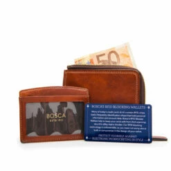 Bosca Dolce Euro Zip Wallet - RFID -US Suitcase Sales 2024 168 217 5