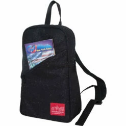 Manhattan Portage Midnight Ellis Backpack W/Zipper -US Suitcase Sales 2024 1907 MDNZ BLK ANGLE2
