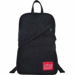 Manhattan Portage Midnight Ellis Backpack W/Zipper -US Suitcase Sales 2024 1907 MDNZ BLK FRONT