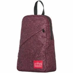 Manhattan Portage Midnight Ellis Backpack W/Zipper -US Suitcase Sales 2024 1907 MDNZ BUR ANGLE