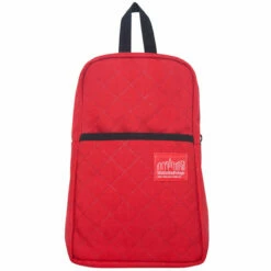 Manhattan Portage Quilted Ellis Backpack -US Suitcase Sales 2024 1907QLT RED FRONT