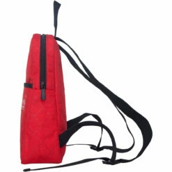 Manhattan Portage Quilted Ellis Backpack -US Suitcase Sales 2024 1907QLT RED SIDE
