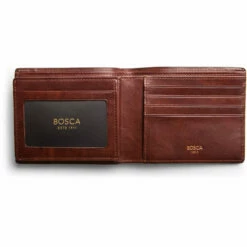Bosca Dolce Euro 8 Pocket Deluxe Executive Wallet W/Passcase -US Suitcase Sales 2024 198 218 4