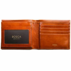 Bosca Old Leather Euro 8 Pocket Deluxe Executive Wallet W/Passcase -US Suitcase Sales 2024 198 27 5