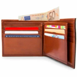 Bosca Old Leather Euro 8 Pocket Deluxe Executive Wallet W/Passcase -US Suitcase Sales 2024 198 27 6