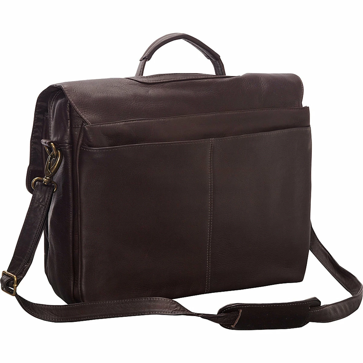 LeDonne Leather Vaquetta Flap Over Brief 6 LeDonne Leather Vaquetta Flap Over Brief - Image 6