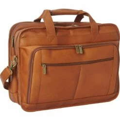 LeDonne Leather Oversized Laptop Briefcase