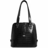 Jack Georges Croco Paulina Dome Tote 2664
