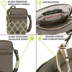 Travelon Anti-Theft Courier Small N/S Slim 14 Travelon Anti-Theft Courier Small N/S Slim -US Suitcase Sales 2024 33306 840 6