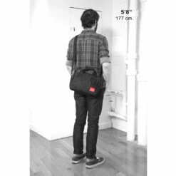 Manhattan Portage Midnight Parkside Shoulder Bag -US Suitcase Sales 2024 4030 MDNMale