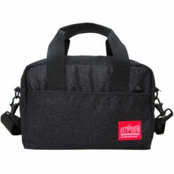Manhattan Portage Midnight Parkside Shoulder Bag -US Suitcase Sales 2024 4030MDN BLK FRONT