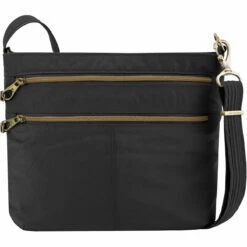 Travelon Anti-Theft Signature Double Zip Crossbody