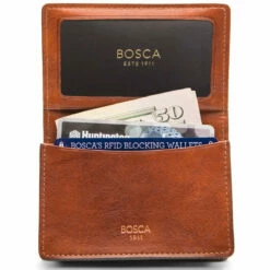 Bosca Dolce Gusset 2 Pocket Card Case W/ID - RFID -US Suitcase Sales 2024 449 217 5