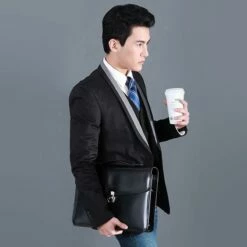 Jack Georges Elements Slim Briefcase 4501 -US Suitcase Sales 2024 4501blkLS2