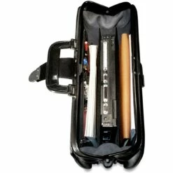 Jack Georges Elements Classic Leather Briefcase 4505 -US Suitcase Sales 2024 4505blk int