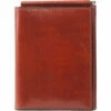 Bosca Old Leather Money Clip W/Pocket