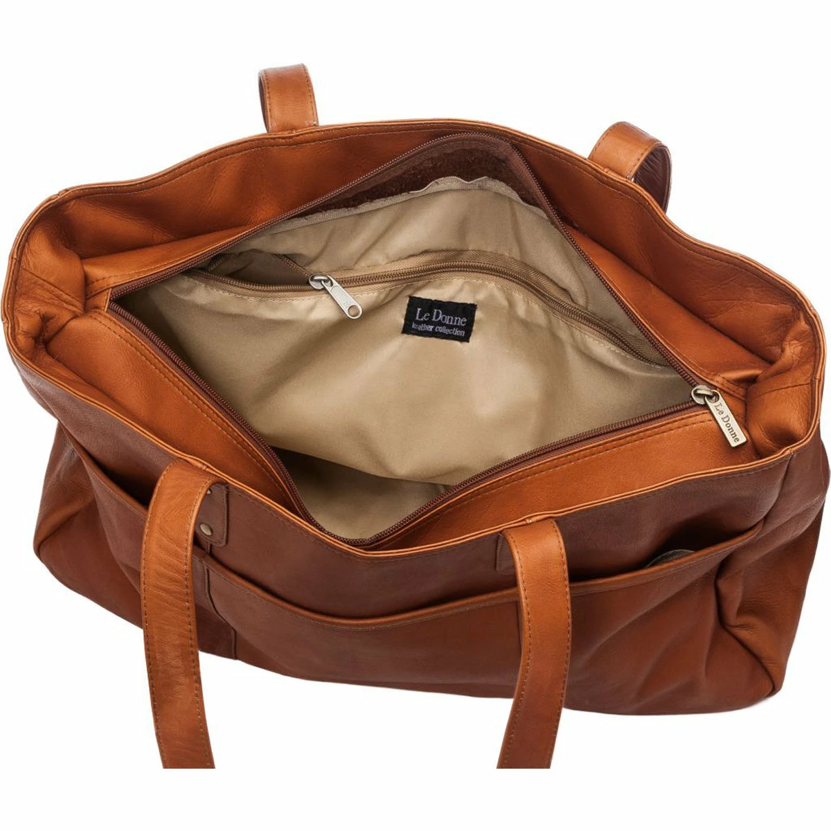 LeDonne Leather Traveler Tote 4 LeDonne Leather Traveler Tote - Image 4