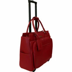 Cabrelli Fashion Executive Piper Pebble 15" Rollerbrief -US Suitcase Sales 2024 716033U RED Angle