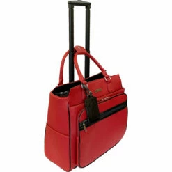 Cabrelli Fashion Executive Patent Piper Pebble Rollerbrief -US Suitcase Sales 2024 720023U RED Angle