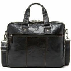 Jack Georges Voyager Professional Briefcase 7317 -US Suitcase Sales 2024 7317blk front