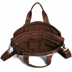 Jack Georges Voyager Professional Zippered Briefcase 7321 -US Suitcase Sales 2024 7321brn int