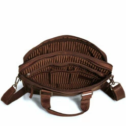 Jack Georges Voyager Professional Zippered Briefcase 7321 -US Suitcase Sales 2024 7321brn int2