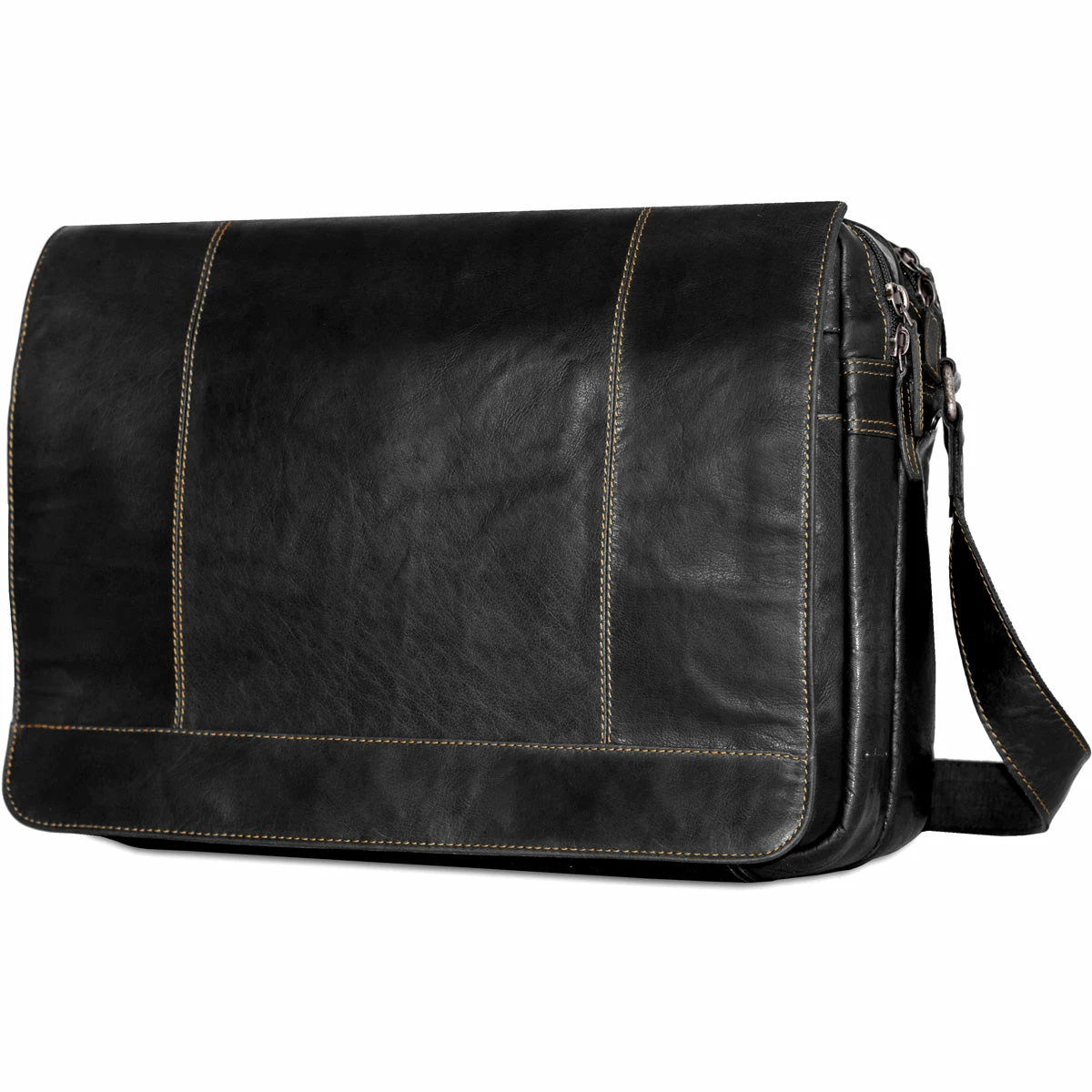 Jack Georges Voyager Large Travel Messenger Bag 7325 2 Jack Georges Voyager Large Travel Messenger Bag 7325 - Image 2