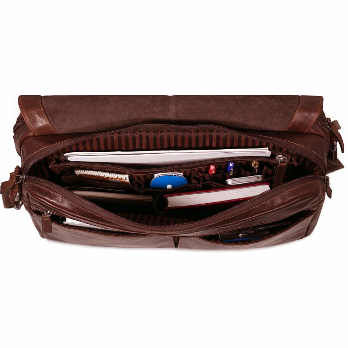 Jack Georges Voyager Large Travel Messenger Bag 7325 3 Jack Georges Voyager Large Travel Messenger Bag 7325 - Image 3