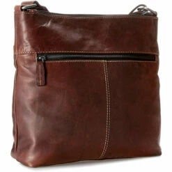 Jack Georges Voyager Zippered Crossbody HoBo Bag 7832 -US Suitcase Sales 2024 7832brn lb qtr