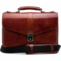 Bosca Old Leather Flapover Brief