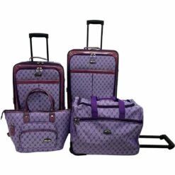 American Flyer Signature 4-Piece Luggage Set -US Suitcase Sales 2024 83700 4LIP1