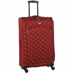 American Flyer Fleur De Lis 5-Piece Spinner Luggage Set -US Suitcase Sales 2024 85700 5 RED 3
