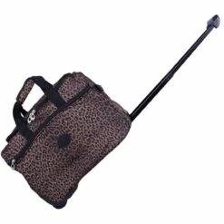 American Flyer Animal Print Leopard 5-Piece Luggage Set -US Suitcase Sales 2024 86500 5 LEO 5