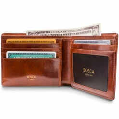 Bosca Old Leather 5 Pocket Wallet W/ID -US Suitcase Sales 2024 9512 27 5