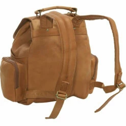 LeDonne Leather Classic Multi Pocket Backpack -US Suitcase Sales 2024 BP 01 back1 78967.1393255870.1280.1280 33615