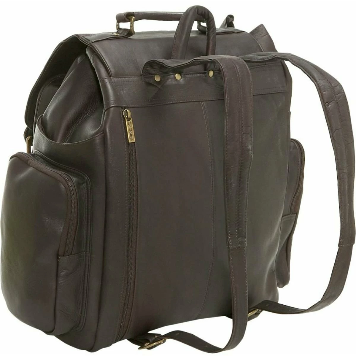 LeDonne Leather Large Traveler Backpack 5 LeDonne Leather Large Traveler Backpack - Image 5