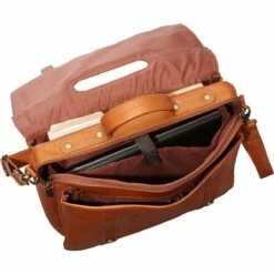 LeDonne Leather Classic Laptop Brief -US Suitcase Sales 2024 BR 01 INSIDE 01481.1580319026
