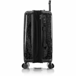Heys Black Leopard 26" Fashion Spinner -US Suitcase Sales 2024 BlackLeopard 26 side 1500x1500 1ff428a7 b458 4136 99e7 0227e69fa497