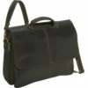 LeDonne Leather Distressed Flap Over Computer Brief