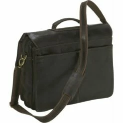 LeDonne Leather Distressed Flap Over Computer Brief -US Suitcase Sales 2024 DS 101 back 25791.1393269566.1280.1280 15279.1397680618