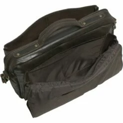 LeDonne Leather Distressed Flap Over Computer Brief -US Suitcase Sales 2024 DS 101 open2 20753.1393269558.1280.1280 84020.1397680608