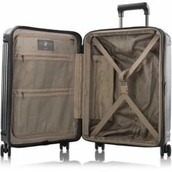 Heys EDGE 21" Expandable Carry On Spinner -US Suitcase Sales 2024 Edge 21 open gunmetal 1500x1500 76a4c588 0a80 43b3 b33a bafc75d427fa