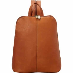 LeDonne Leather Women's Tech Friendly Backpack 12 LeDonne Leather Women's Tech Friendly Backpack -US Suitcase Sales 2024 LD 1501 FRONT 06373
