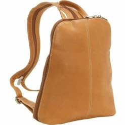 LeDonne Leather U-Zip Women's Sling/Backpack -US Suitcase Sales 2024 LD 1500 TAN 52512.1382469592.1280.1280 79707